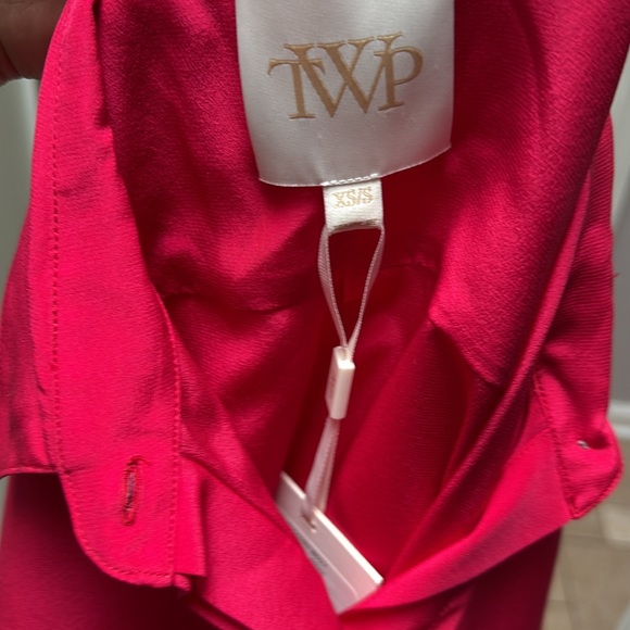 TWP Morning After shirt in Raspberry - Picture 6 of 7